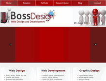 Tablet Screenshot of mybossdesign.com